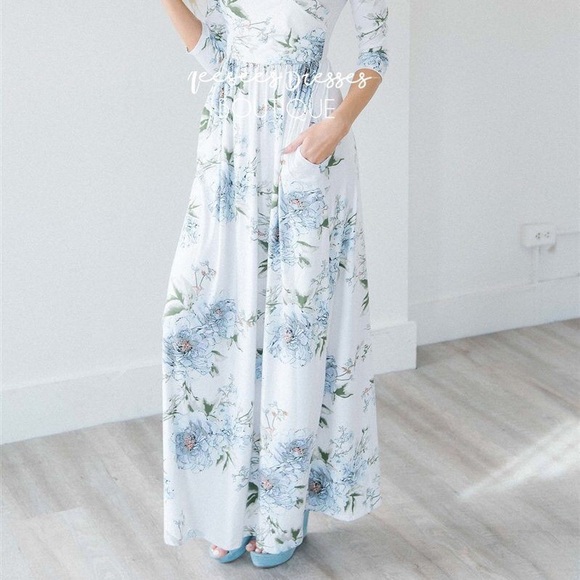 •NEESEE’S DRESSES• NWOT Mint Wrap Maxi Dress - Picture 5 of 5